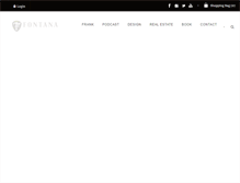 Tablet Screenshot of frankfontana.net